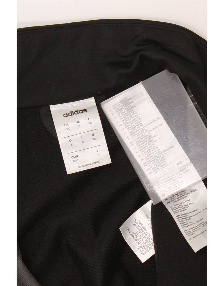 Adidas Træningsdragt til mænd Topjakke UK 40/42 Medium Sort Colourblock