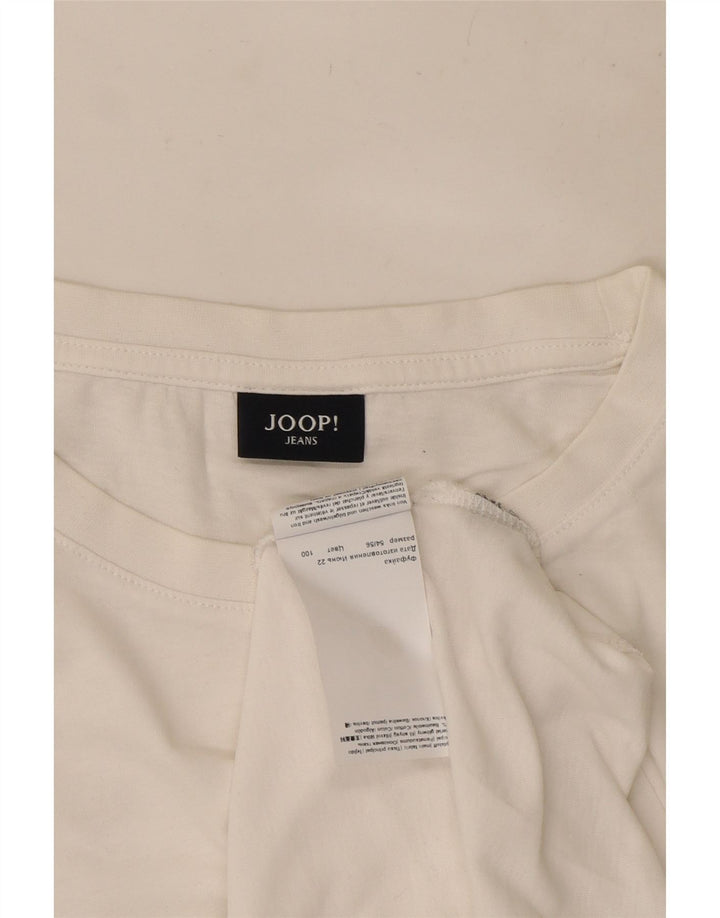 Joop Herre T-Shirt Top 2XL Hvid Bomuld