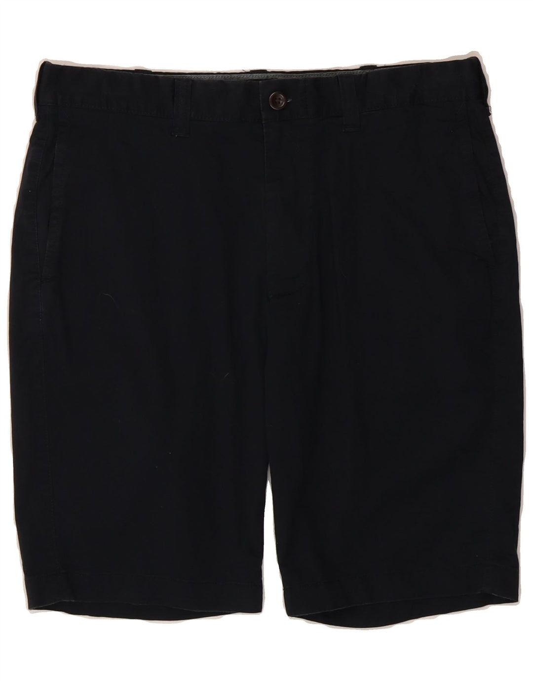 J. CREW Mens Chino Shorts W31 Medium Navy Blue Cotton Vintage J. Crew and Second-Hand J. Crew from Messina Hembry 