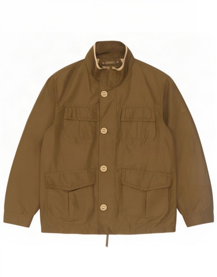 Navigare Herre Utility Jacket UK 42 XL Khaki Polyester