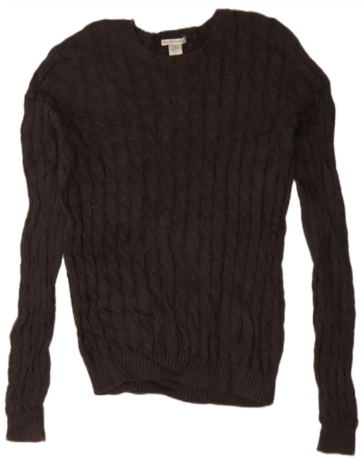Gap Herre Boat Neck Jumper Sweater Medium Grey Bomuld