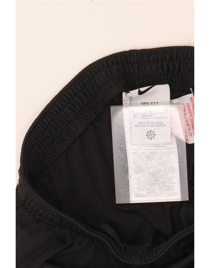 NIKE drenge Dri Fit træningsdragt bukser 12-13 år stor sort farveblok