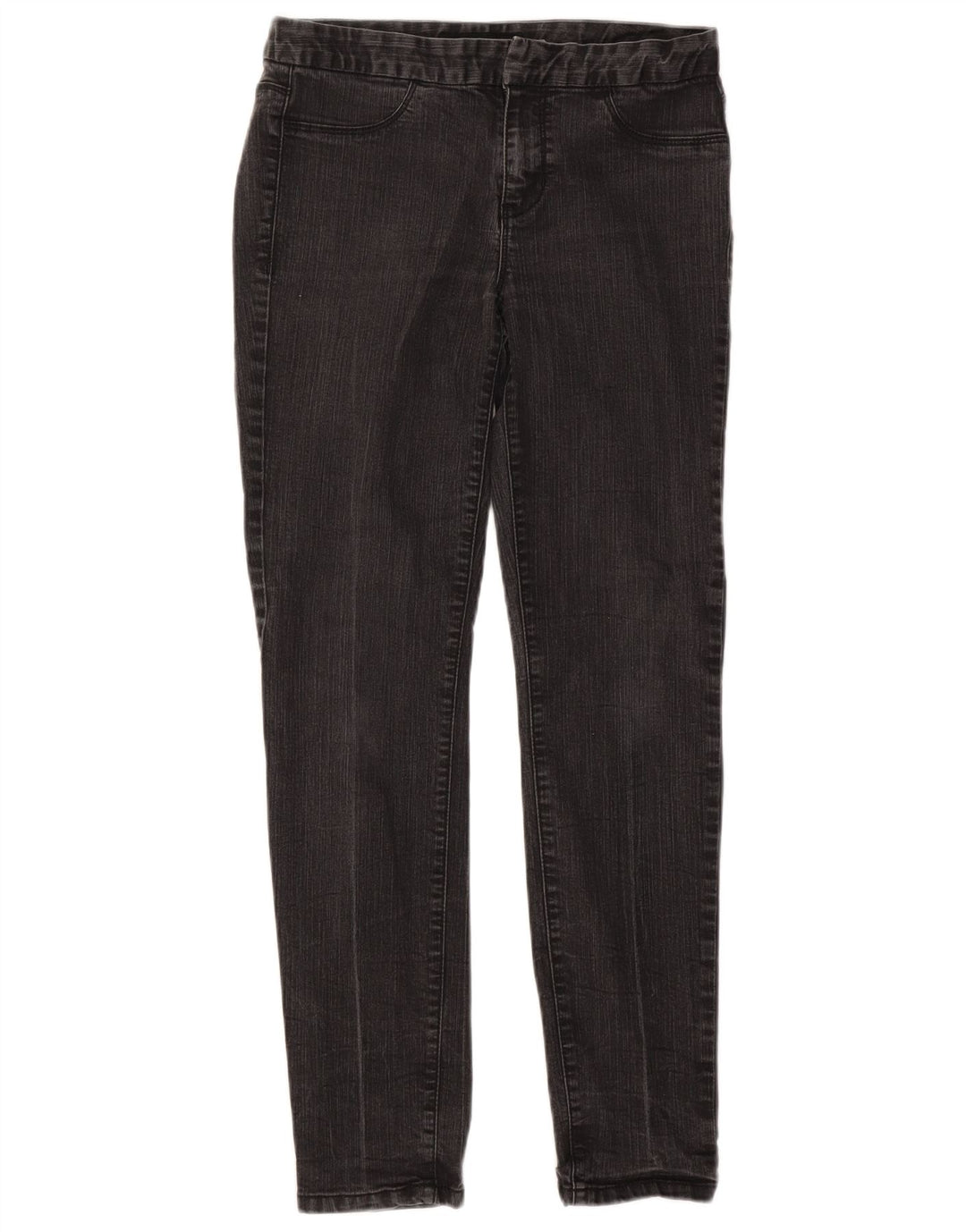 CALVIN KLEIN Dame Slim Jeans US 10 Large W32 L30 Grå Bomuld