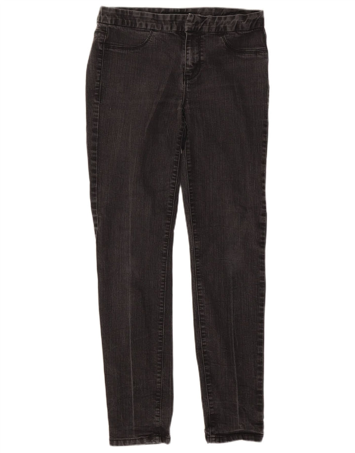 CALVIN KLEIN Dame Slim Jeans US 10 Large W32 L30 Grå Bomuld