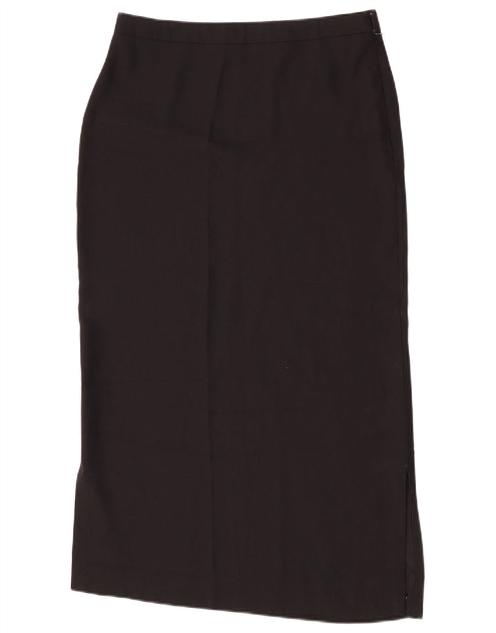 Vintage midi-nederdel til kvinder W30 Medium Black