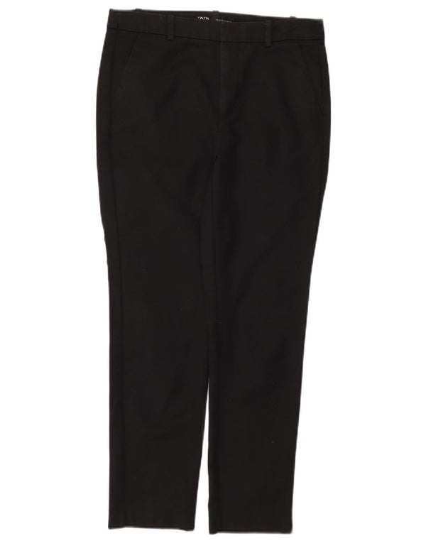 Zara Dame Slim Chino Bukser EU 36 XS W26 L25 Sort Bomuld