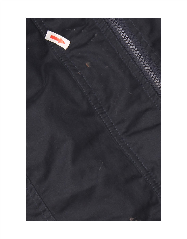 Superdry Sherpa Parkajakke med hætte til mænd UK 38 Mellem marineblå polyester