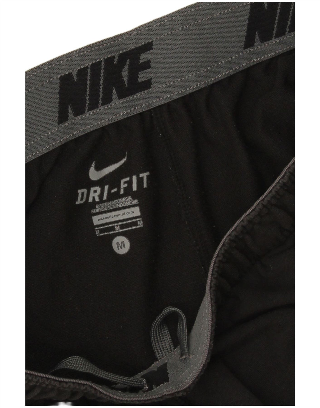 Nike Herre Dri Fit Sportshorts Medium Sort Bomuld