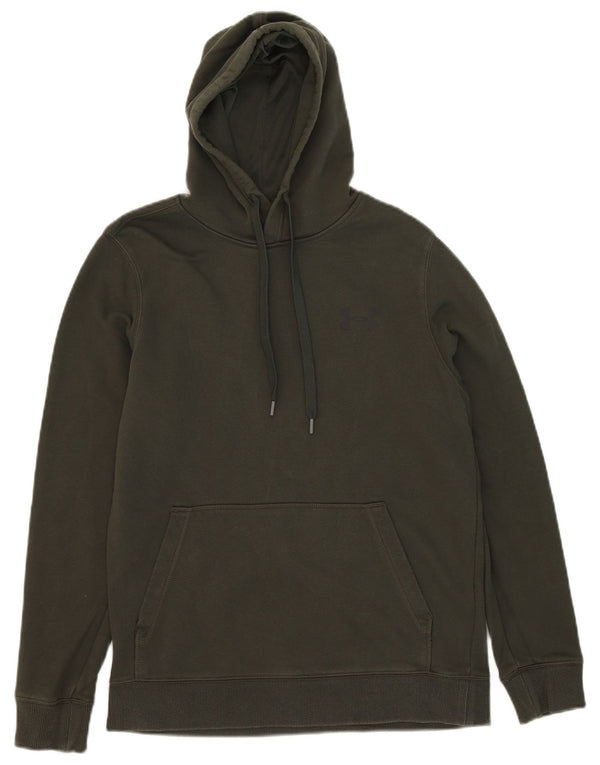 Under Armour Herre Cold Gear Hoodie Jumper Lille grøn bomuld