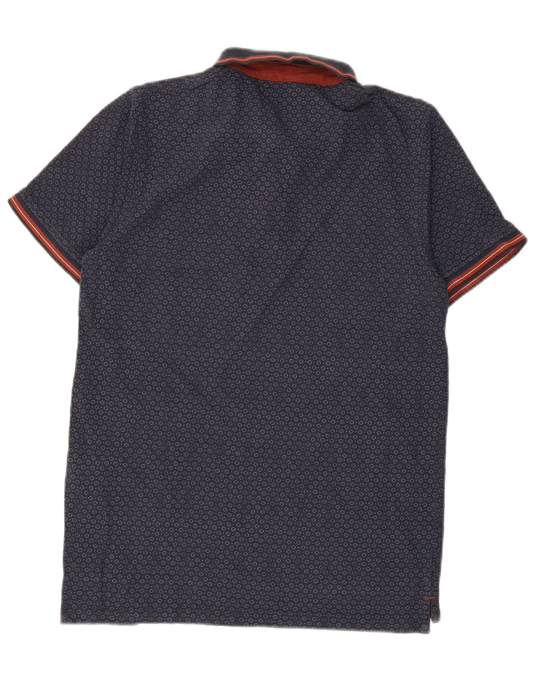 JACK & JONES Premium poloshirt til mænd Medium marineblå geometrisk bomuld