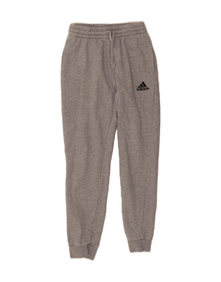 ADIDAS Mens Tracksuit Trousers Joggers Small  Grey Cotton Vintage Adidas and Second-Hand Adidas from Messina Hembry 