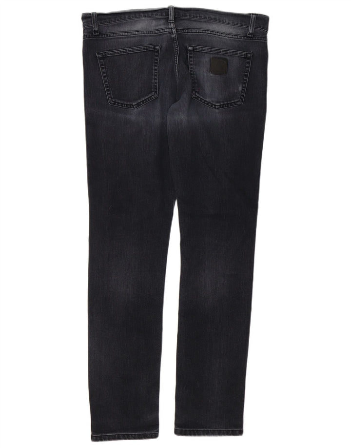 Carhartt Herre Distressed Straight Jeans W34 L32 Grå