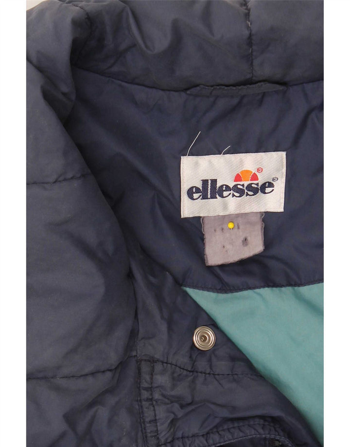Ellesse Herre Polstret Jakke UK 42 XL Navy Blue