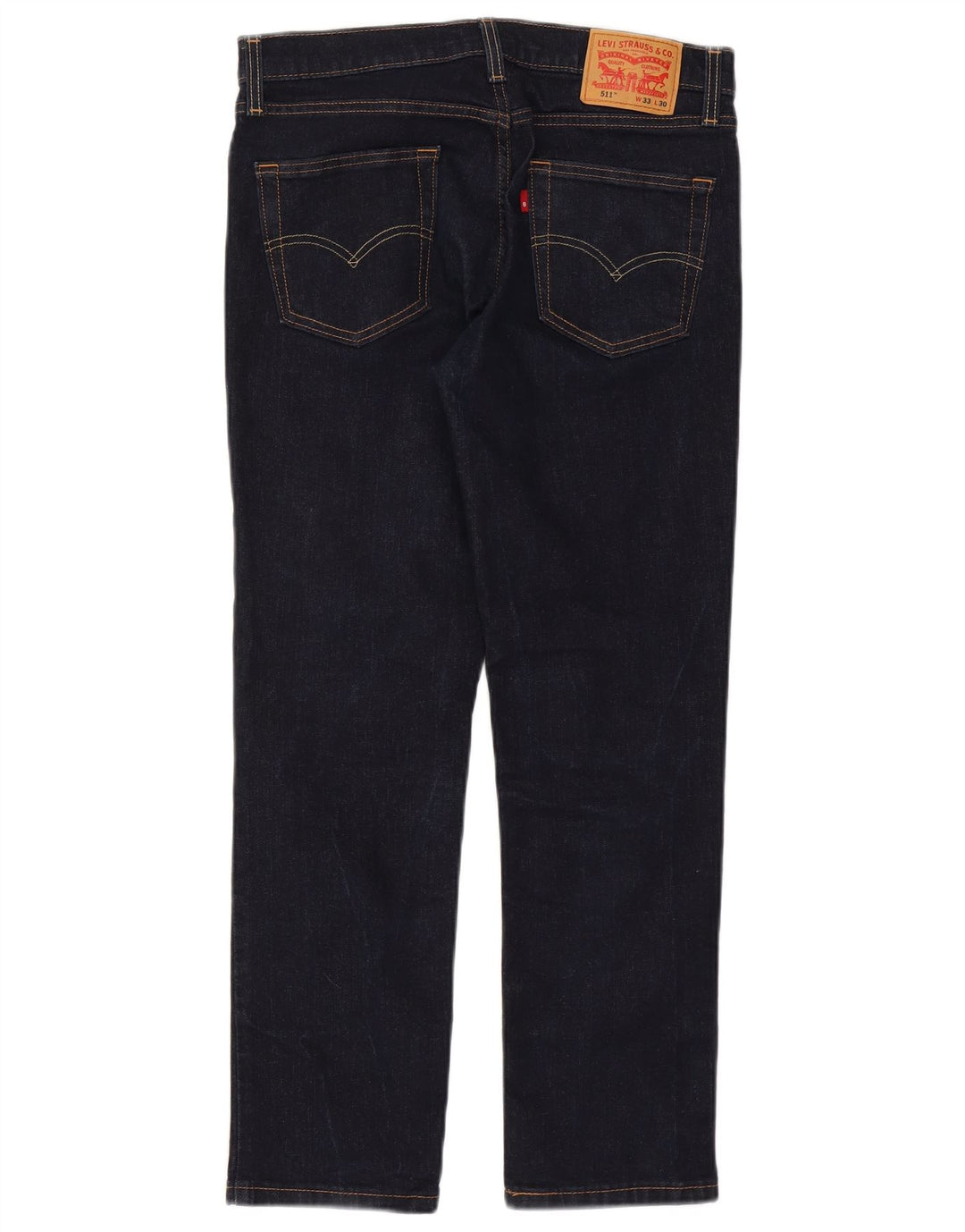 Levi's Herre 511 Slim Jeans W33 L30 Marineblå Bomuld