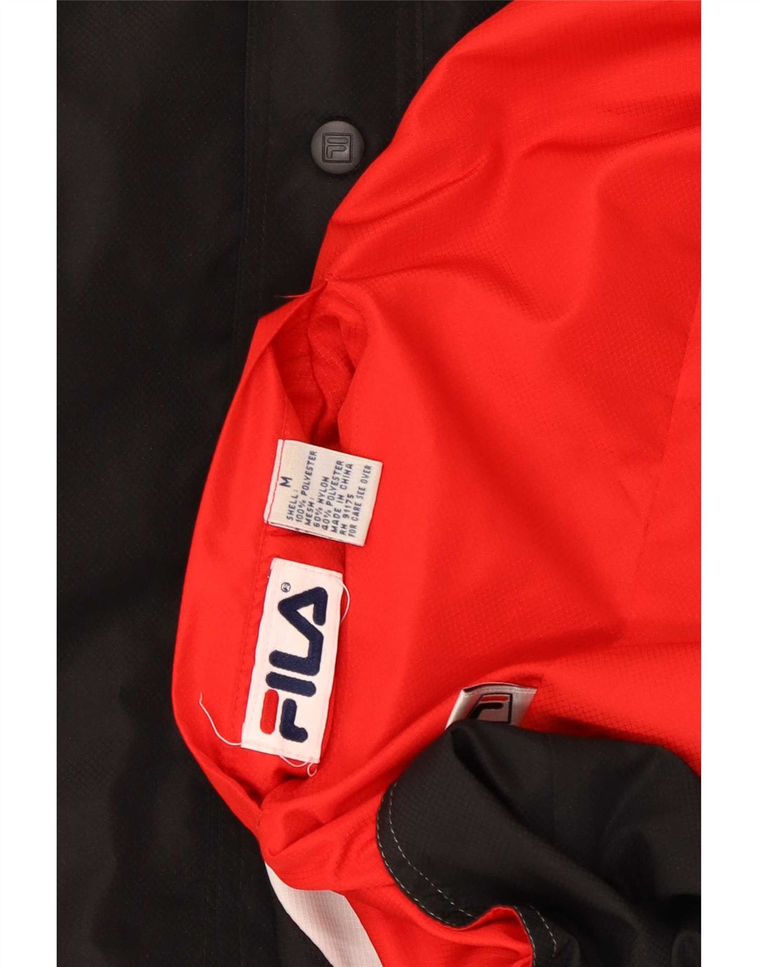 Fila Herre grafisk vendbar træningsdragt Topjakke Medium Rød Colourblock