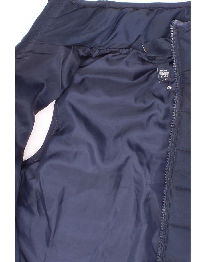 Ellesse Boys Polstret Gilet 2-3 år Navy Blue Polyester