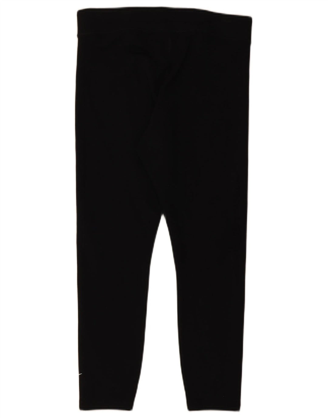 NIKE Dame Leggings UK 14 Stor sort bomuld