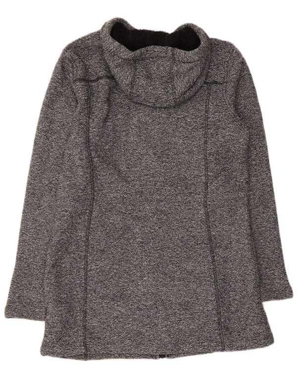 Mountain Warehouse Dame Hætte Sherpa Overfrakke UK 10 Small Grey Flecked