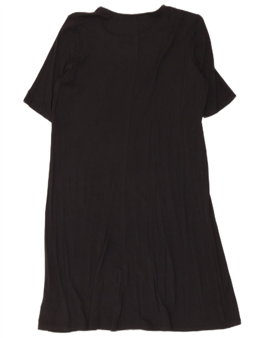 Marks & Spencer T-shirtkjole til kvinder UK 12 Medium Black Viscose