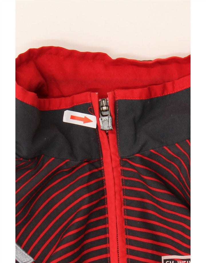 Adidas Herre grafisk træningsdragt Topjakke UK 40/42 Medium Sort Colourblock