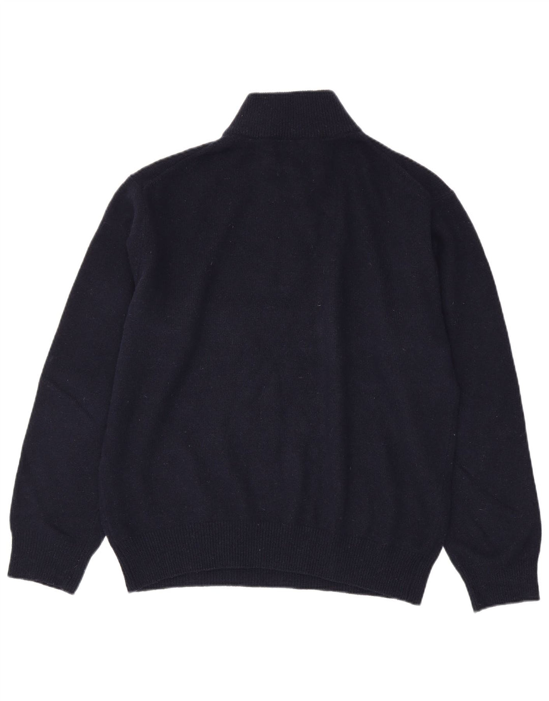 GANT Herre Zip Neck Sweater XL Marineblå lammeuld