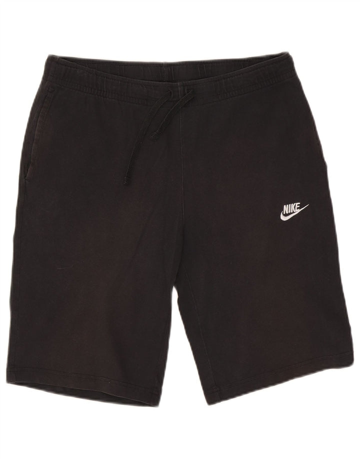 Nike Herre Sportshorts Medium Sort Bomuld