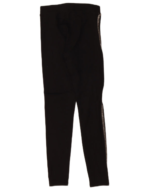 Zara Womens Leggings UK 8 Small Black Viscose