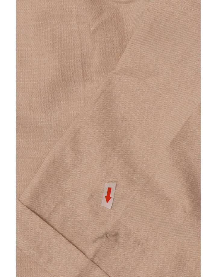 Marks & Spencer Herre Tapered Chino Bukser W36 L30 Beige Polyester