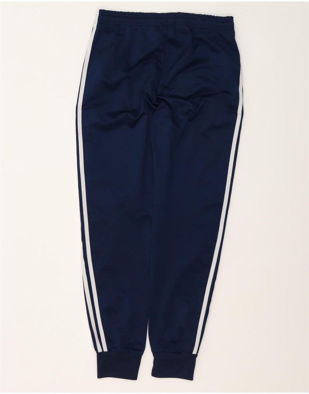 Adidas Drenge Træningsdragt Bukser Joggers 13-14 År Marineblå Polyester