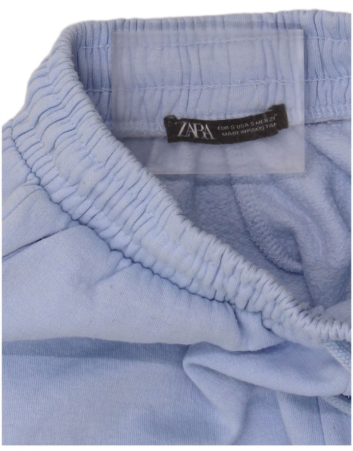 Zara træningsdragt til kvinder Joggers UK 10 Small Blue Polyester