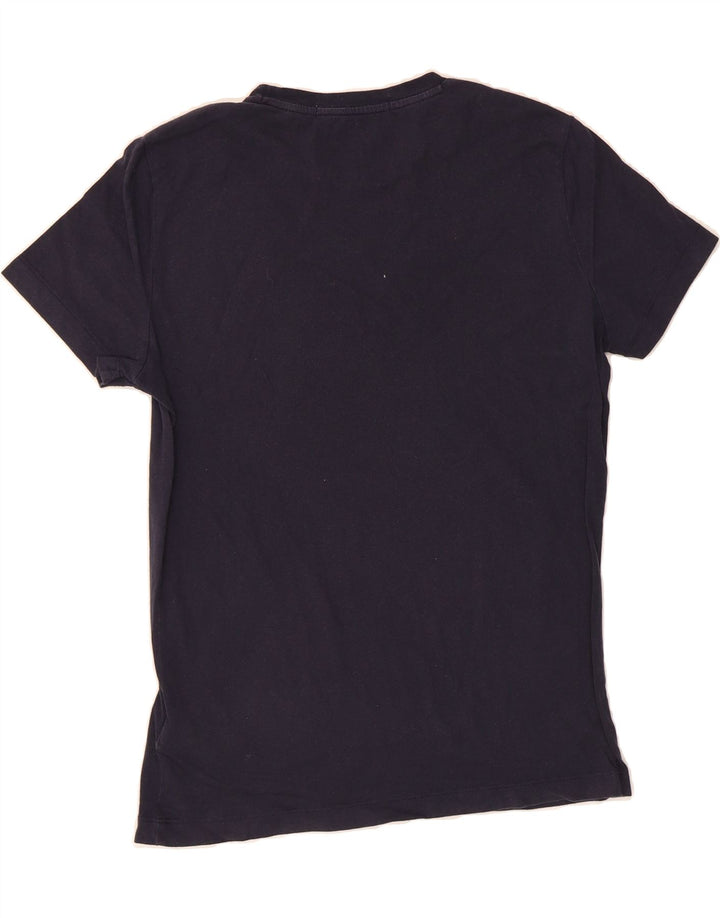 CALVIN KLEIN JEANS Mens Graphic T-Shirt Top Medium Navy Blue Cotton Vintage Calvin Klein Jeans and Second-Hand Calvin Klein Jeans from Messina Hembry 