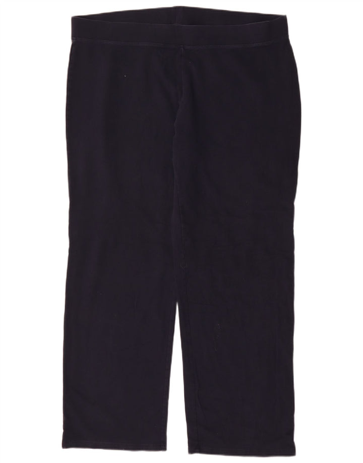 Marks & Spencer Dame Leggings UK 20 2XL Marineblå Bomuld