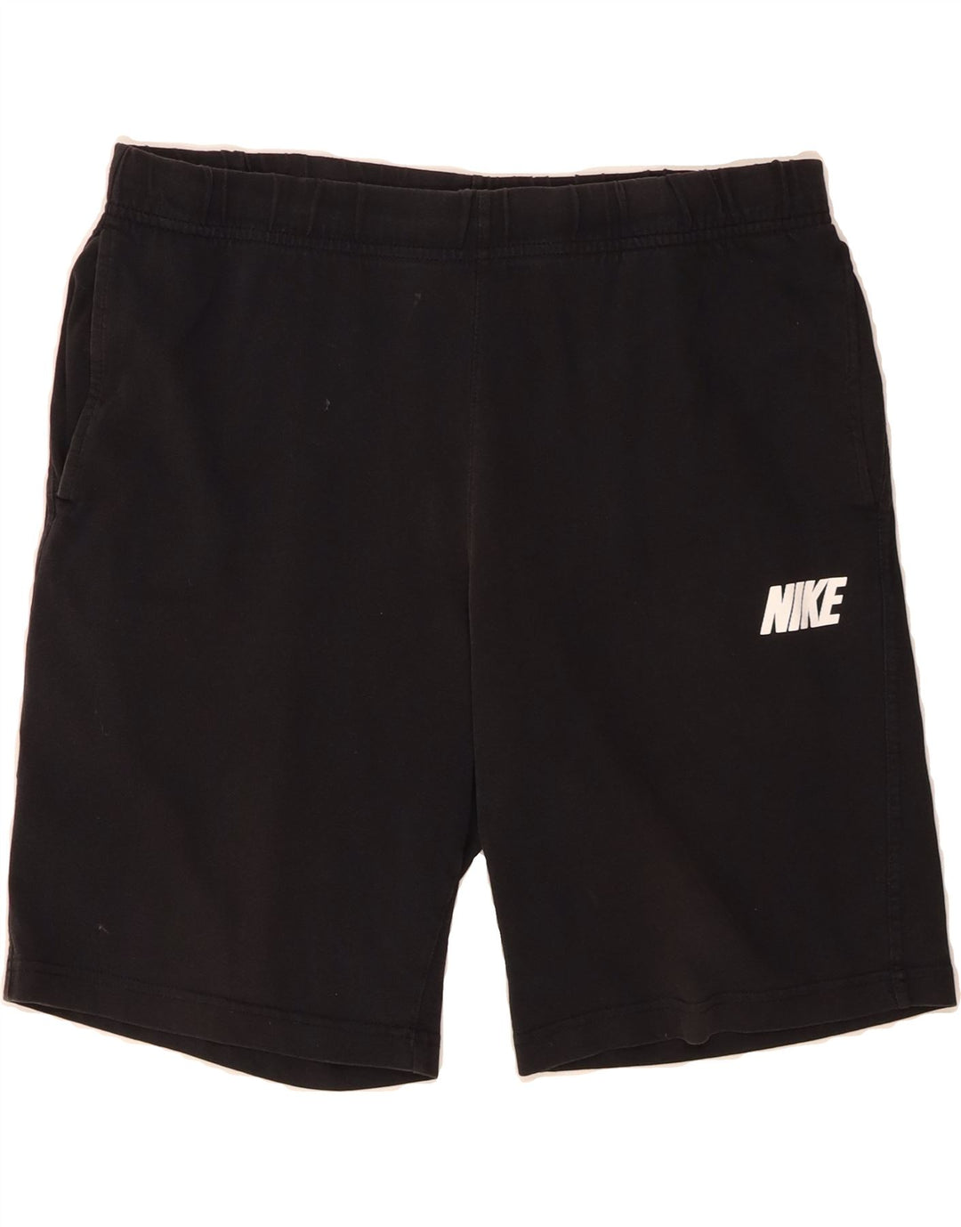 NIKE Mens Sport Shorts Large  Black Cotton Vintage Nike and Second-Hand Nike from Messina Hembry 