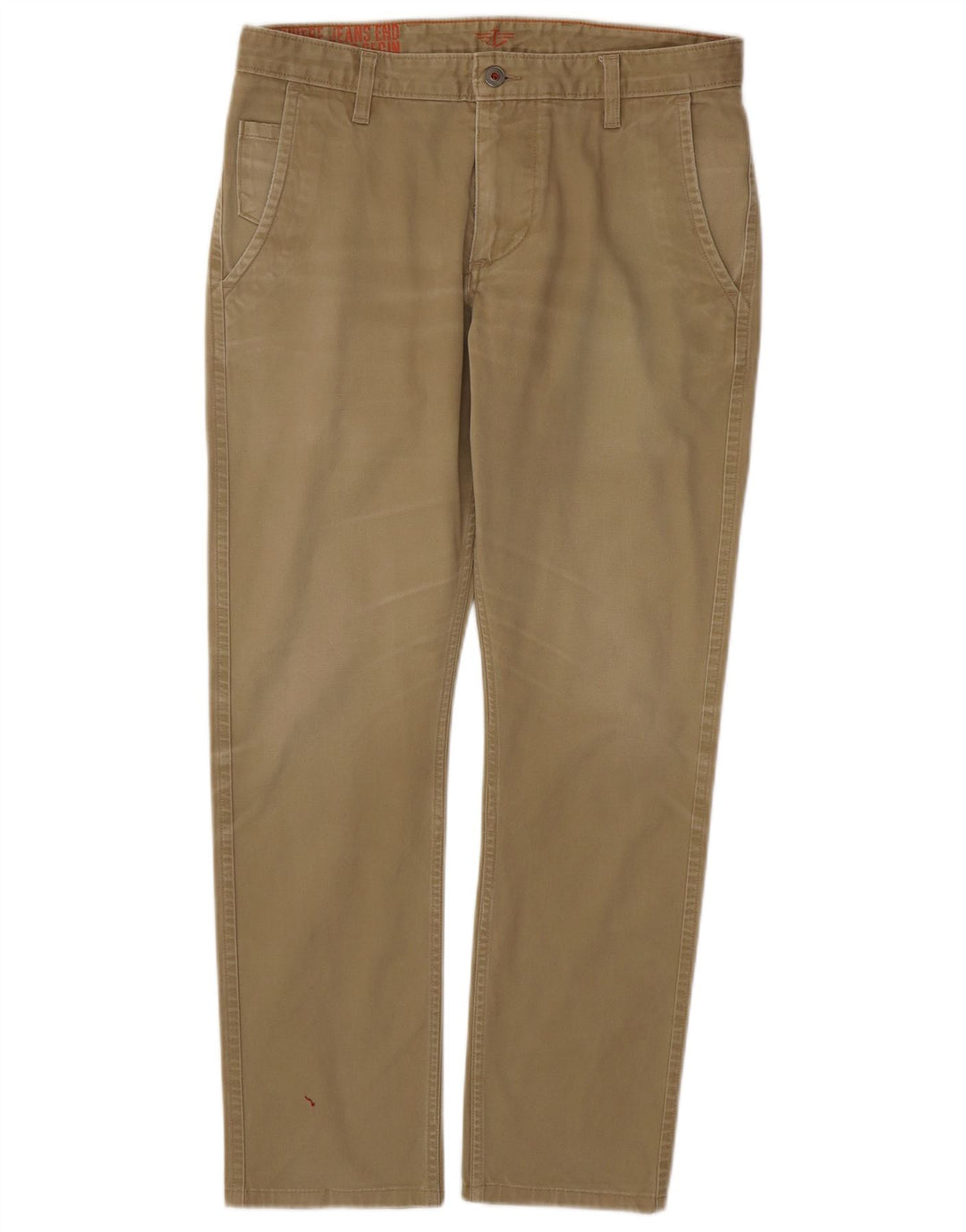 DOCKERS Slim Chino Bukser til mænd W32 L29 Khaki Bomuld