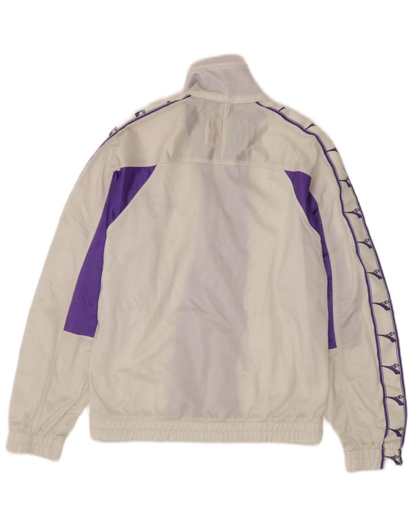 Diadora Grafisk træningsdragt topjakke til kvinder UK 10 Small White Colourblock