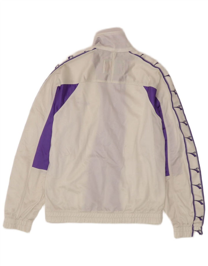 Diadora Grafisk træningsdragt topjakke til kvinder UK 10 Small White Colourblock