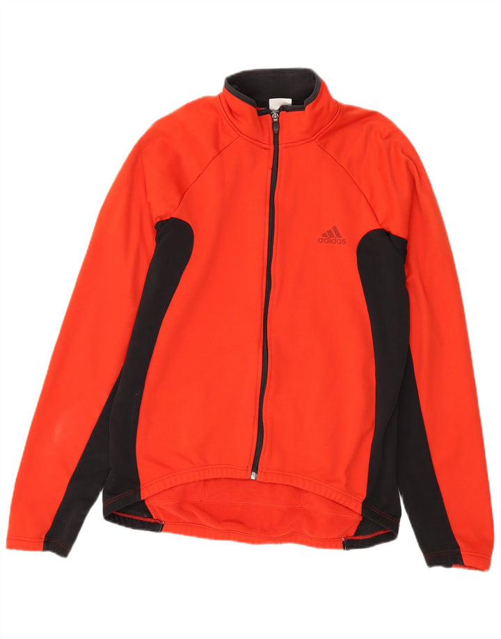 Adidas Træningsdragt til mænd Topjakke Medium Rød Colourblock Polyester