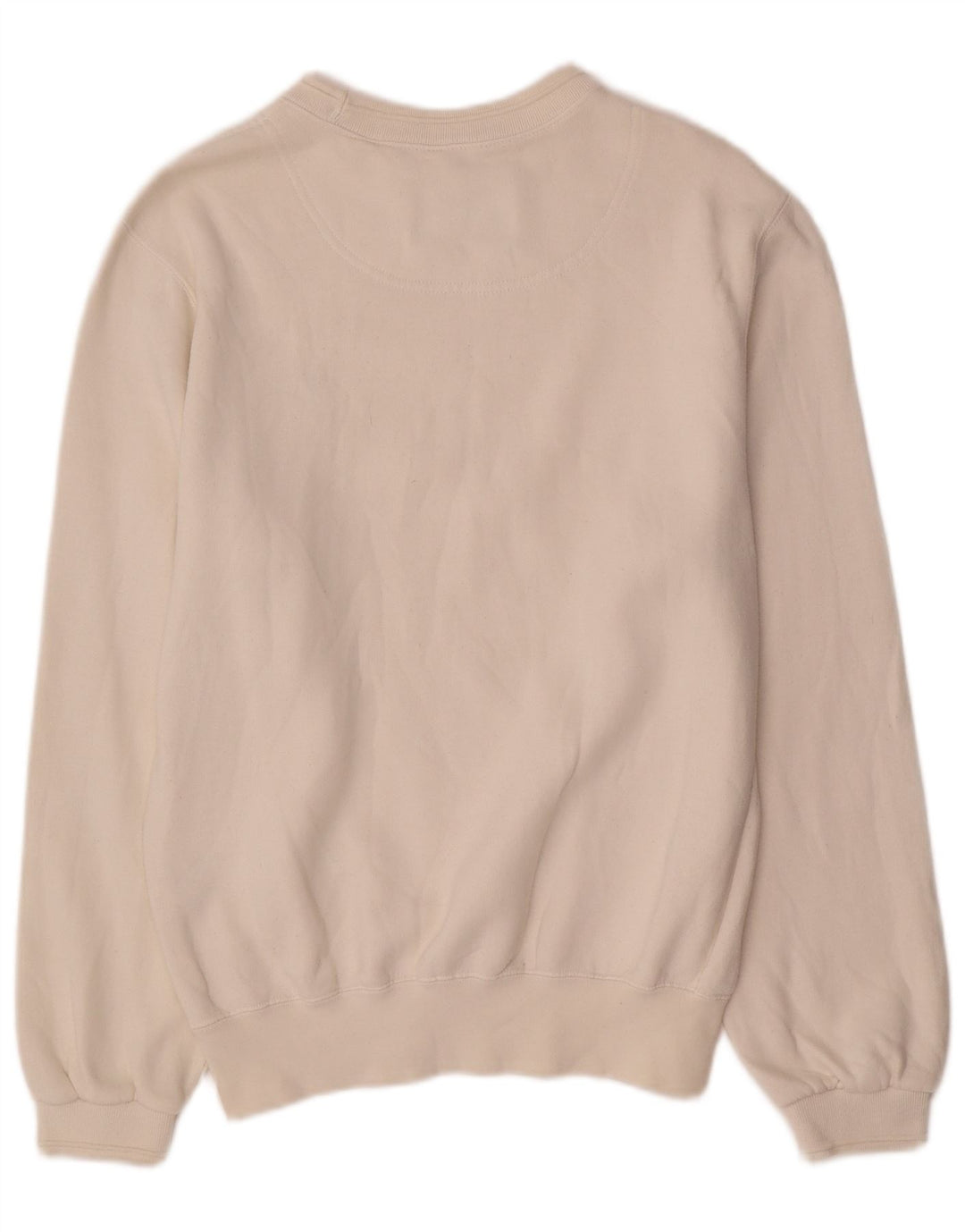 Champion Herre Sweatshirt Jumper Small Off White Bomuld