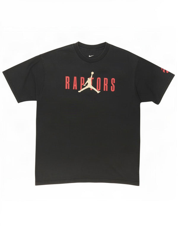 Nike Herre Toronto Raptors Loose Fit Grafisk T-Shirt Top Medium Navy Blue