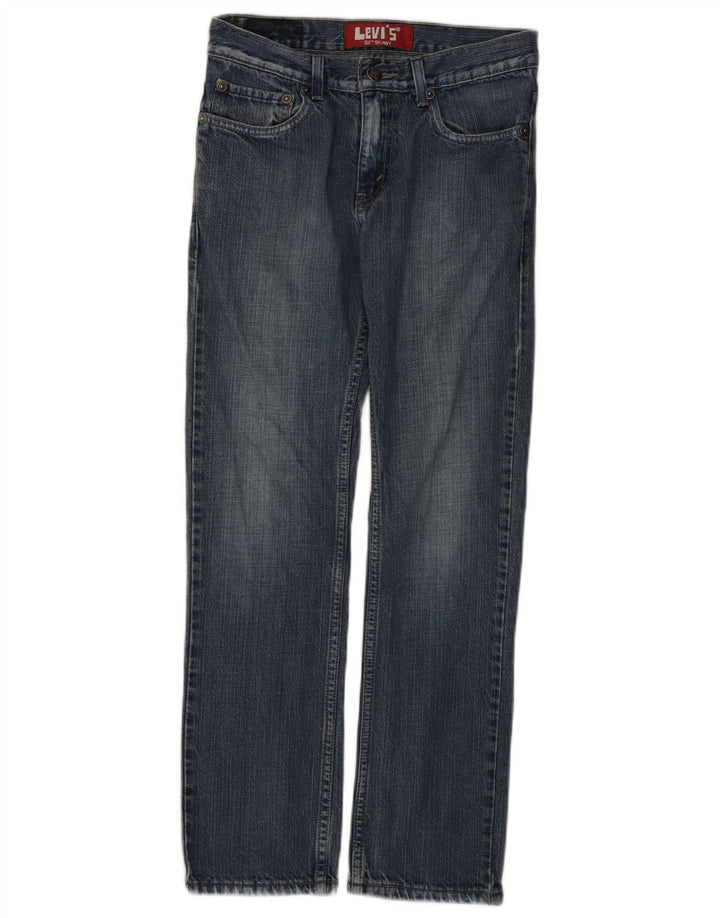 Levi's Dame 511 Skinny Jeans W28 L28 Blå Bomuld