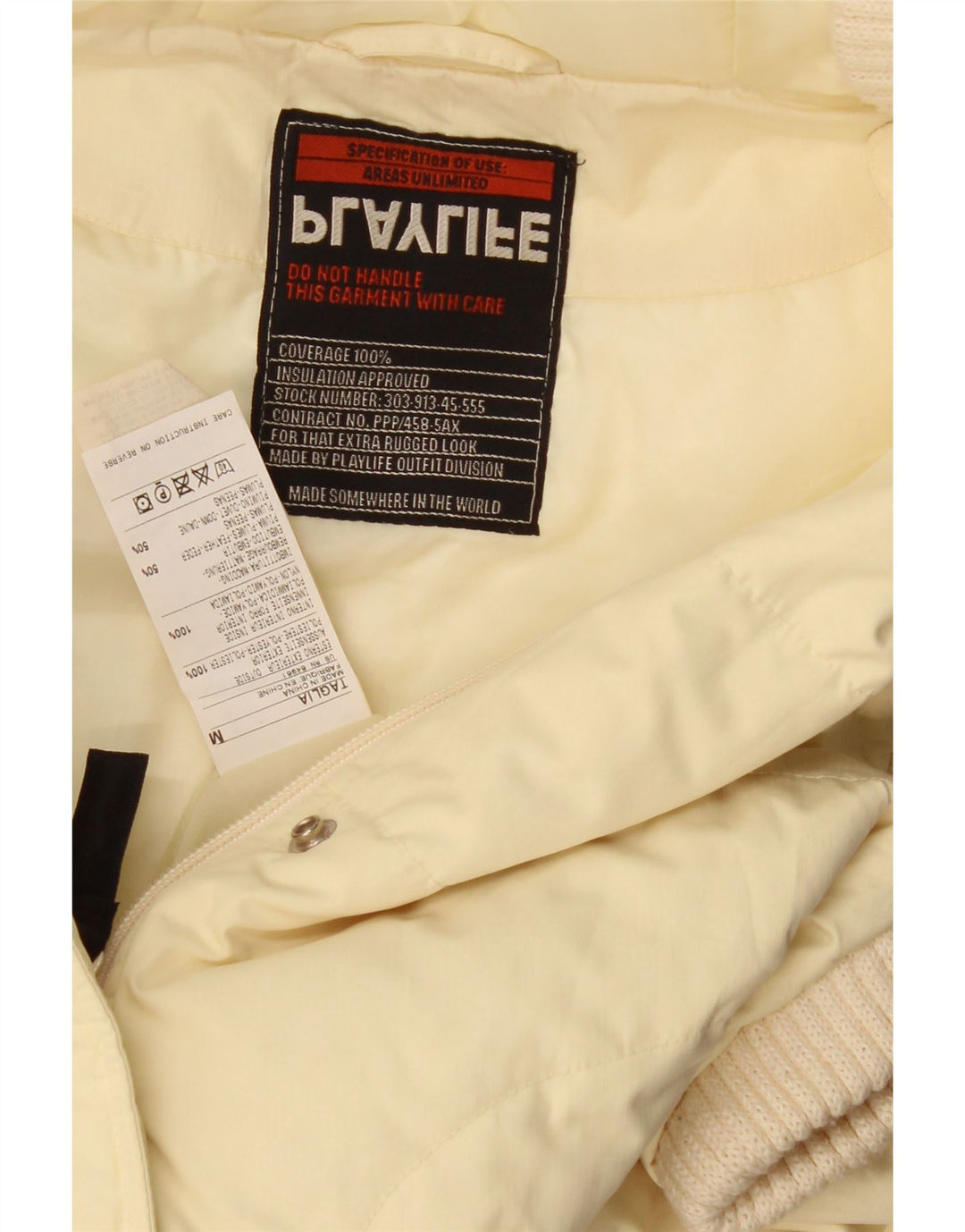 Playlife Dame Hætte Polstret Gilet UK 14 Medium Gul Polyester