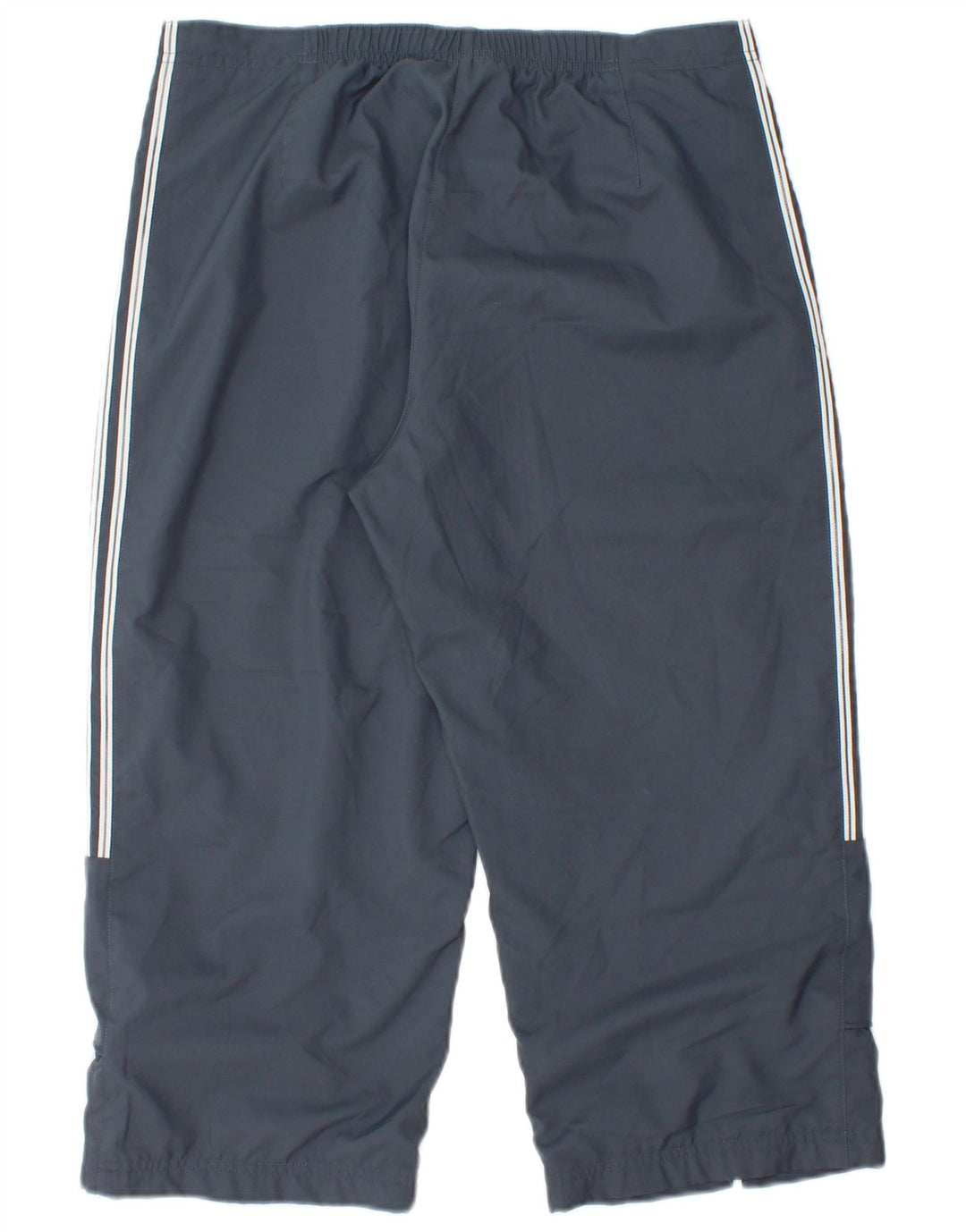 ADIDAS Dame Capri Cargo Træningsdragt Bukser UK 14 Medium Grey Polyester
