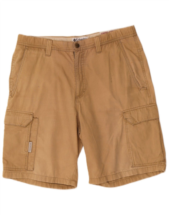 Columbia Herre Cargo Shorts Medium W32 Beige Bomuld