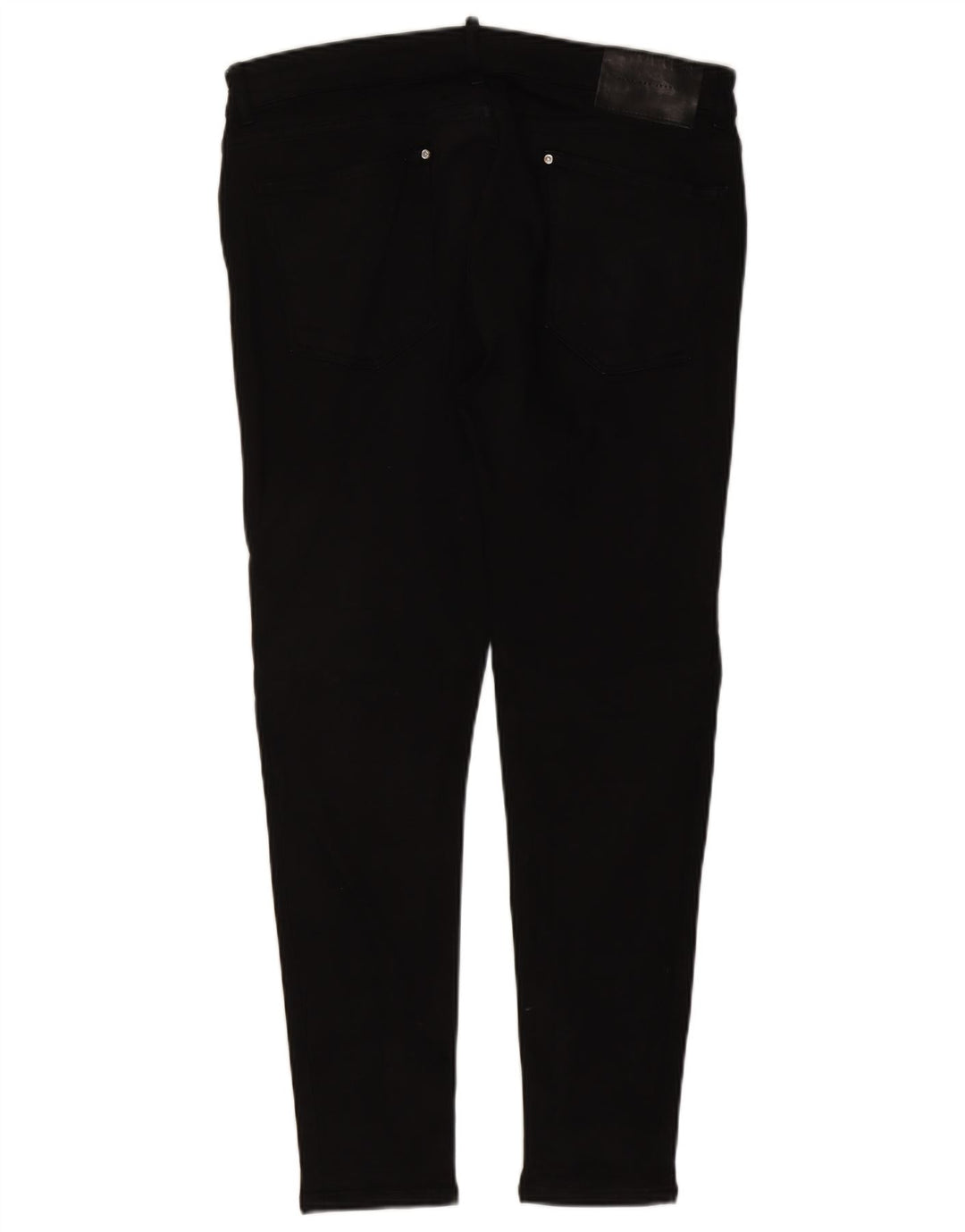 Zara Herre Slim Jeans EU 46 Large W36 L29 Sort Bomuld
