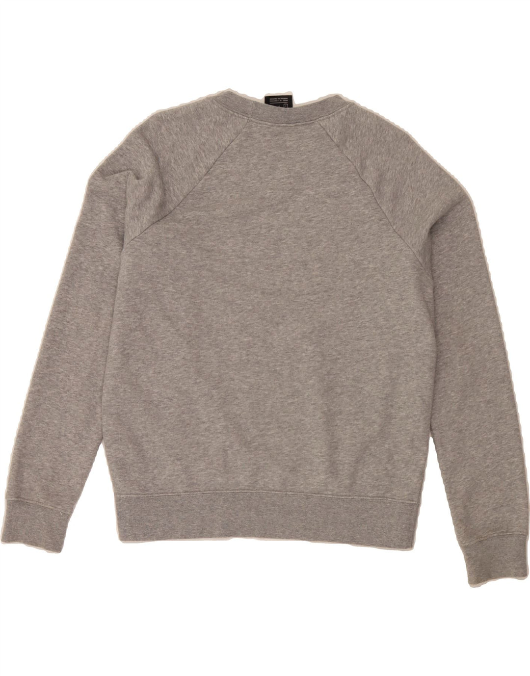 NIKE Womens Oversized Graphic Sweatshirt Jumper UK 10 Small Grey Cotton Vintage Nike and Second-Hand Nike from Messina Hembry 