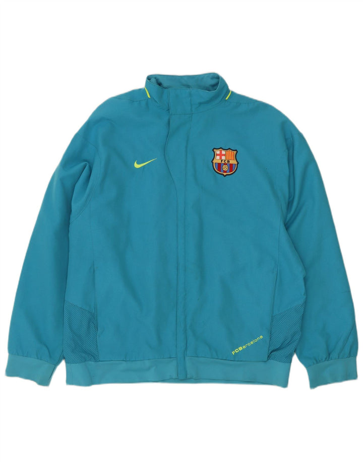 Nike Boys Barcelona Træningsdragt Topjakke 13-14 år XL Blå Polyester