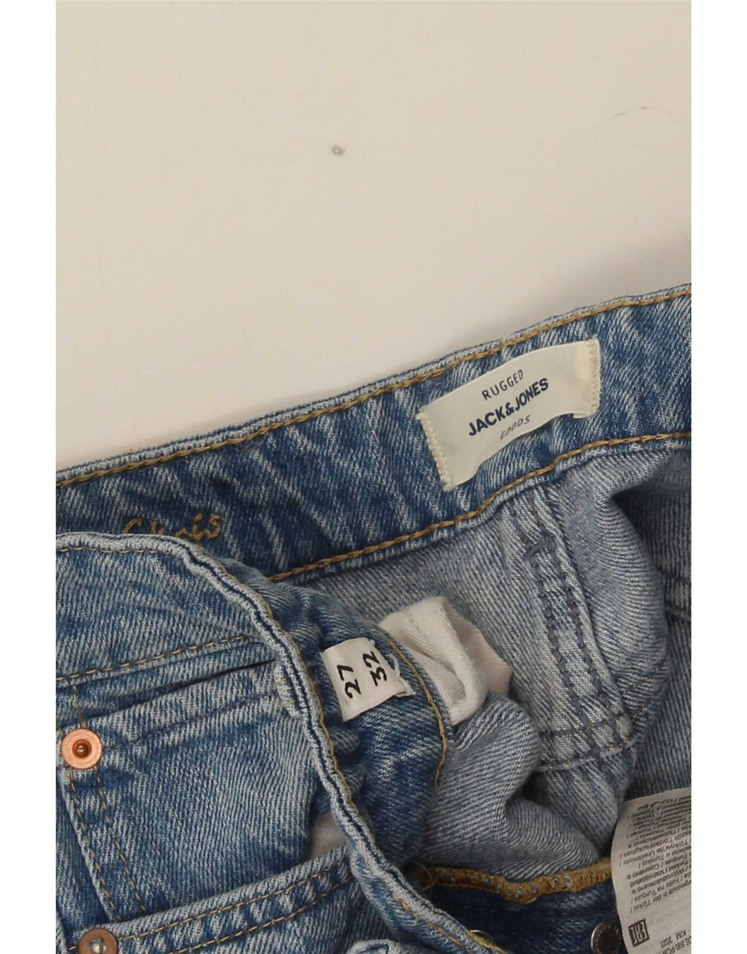 Jack & Jones Herre Slim Jeans W27 L32 Blå Bomuld
