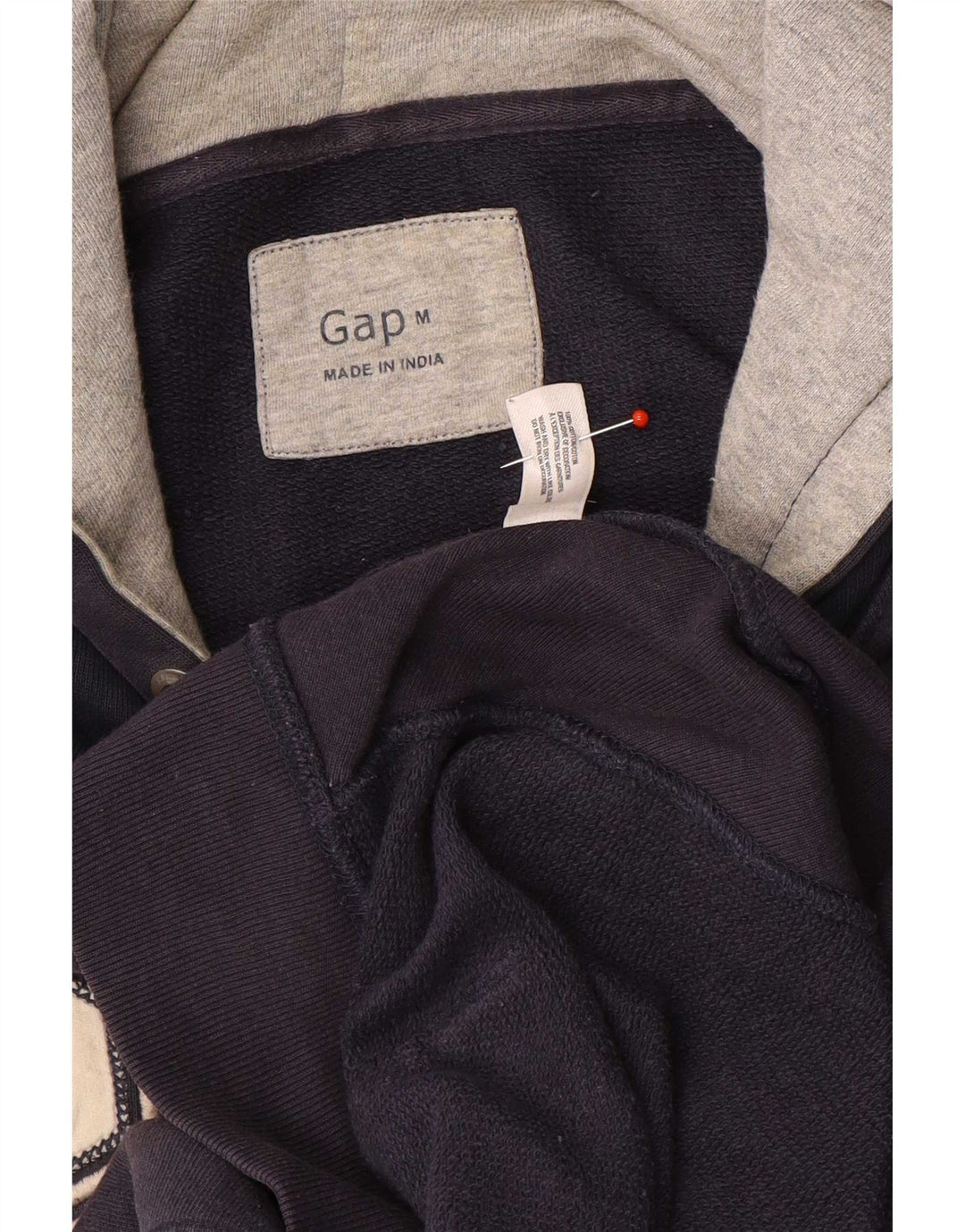 Gap Herre grafisk hættetrøje Jumper Medium Navyblå Bomuld