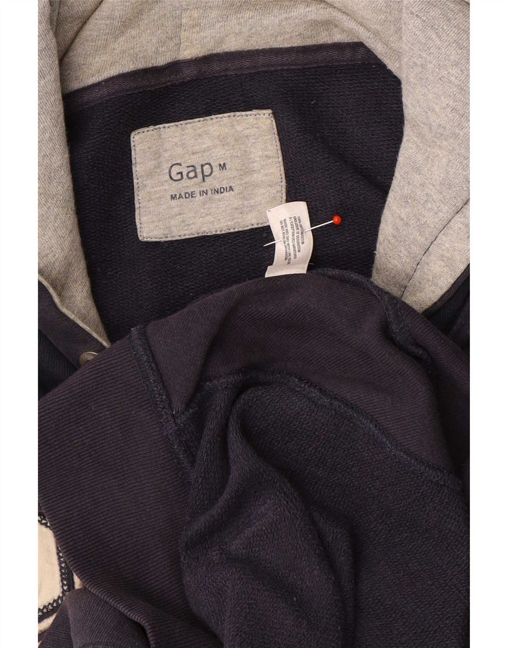 Gap Herre grafisk hættetrøje Jumper Medium Navyblå Bomuld