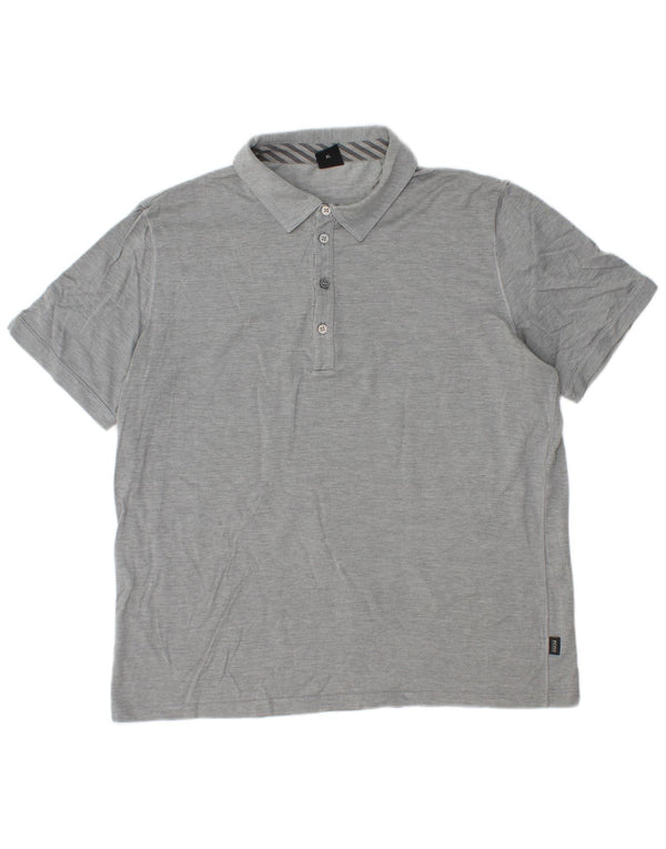 Hugo Boss Polo Shirt til mænd XL Grå Flecked